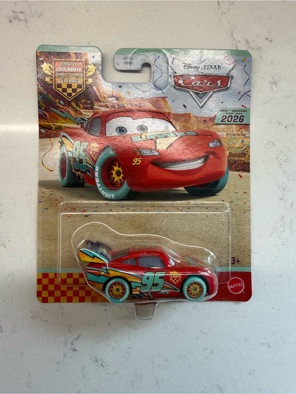 New Disney Pixar Cars “Race To Celebrate” LIGHTNING MCQUEEN 2026 Ultra Rare